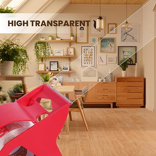 TAPEBEAR 1.5" Core Packing Tape Refills No Noise 2.6mil Thick, 1.88" x 22yd Super Clear Packaging Tape for Book Binding, Carton Sealing, Moving, Shipping, 6Rolls