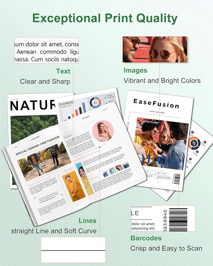 67XL Ink Cartridges Black Color Combo Pack Replacement for HP Ink 67 HP67XL 67 XL Compatible with DeskJet 2755e 2700 2700e 4155e 4100 Envy 6000 6055e 6455e Printer