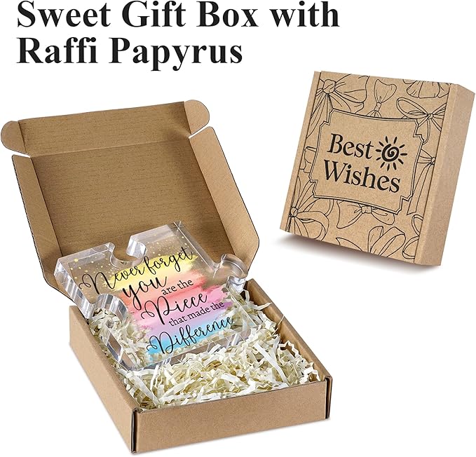 FreeJac Coworker Leaving Gifts for Women Appreciation Award Plaque Retirement Gift New Job Gifts Promotion Gifts for Employee Going Away Gifts Coworkers Goodbye Gifts