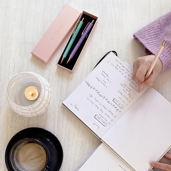 MESMOS 3Pk Funny Pens for Adults, Funny Coworker Gifts, Fun Pens for Adults, Office Supplies for Women, Unique Office Work Gifts for Women