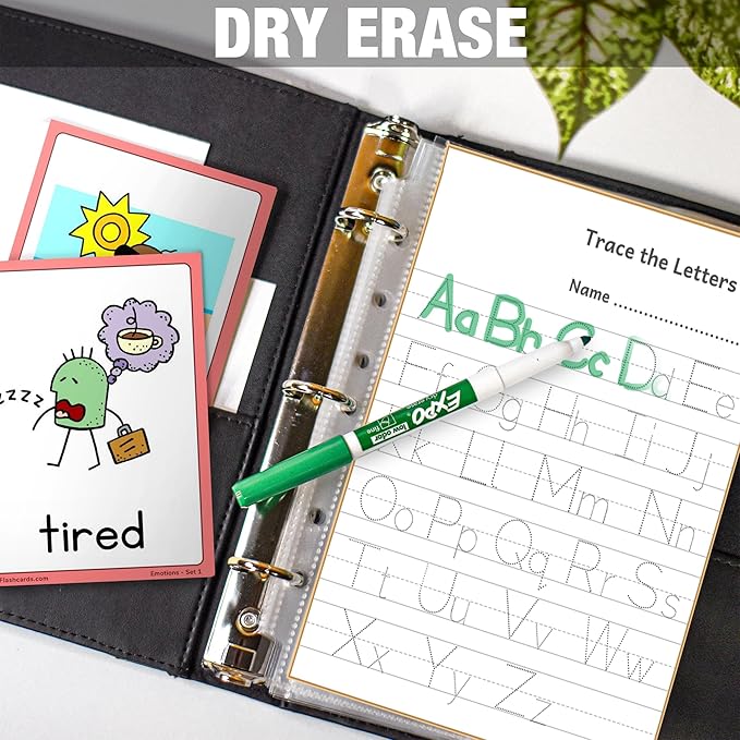 Samsill Mini Sheet Protectors 50 Pack, 5.5 x 8.5 Inch Page Protectors for Mini 3 Ring Binder, Heavy Duty, Clear Protector Sheets, 7 Hole, Top Loading, Acid Free