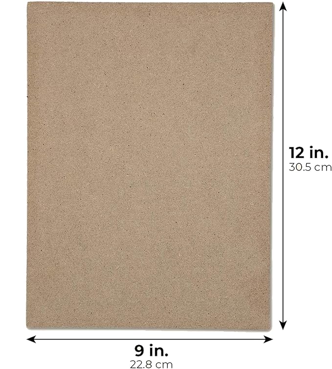 Chipboard Sheets 9" x 12" - 30 Point (0.03 inch) Thick | 100 Sheets | Sturdy Chip Board for Crafts, DIY Projects, Scrapbooking (100)
