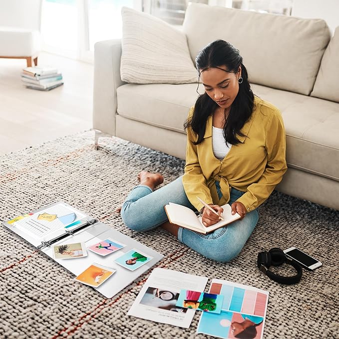 Samsill 1 Inch 3 Ring Binders, Made in USA, Economy Round Ring with Clear View Cover, 200 Sheet Capacity, White, Pallet of 864 Binders in 36 Cartons