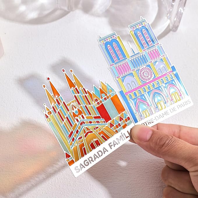 2pcs Metal Bookmarks with Transparent Design, Cute Book Marks for Readers, Aesthetic Book Markers for Kids, Teens, Teachers, Students, Book Accessories Gifts for Book Lovers, Reading Women and Men