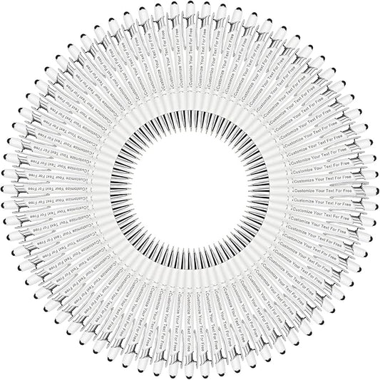 Max 500 Pcs Personalized Pens Bulk, Custom Pens with Free Engraving, Customized Stylus Tip Ballpoint Pen with Your Name Massage Text for School Office Business Graduation Anniversaries-400 Packs