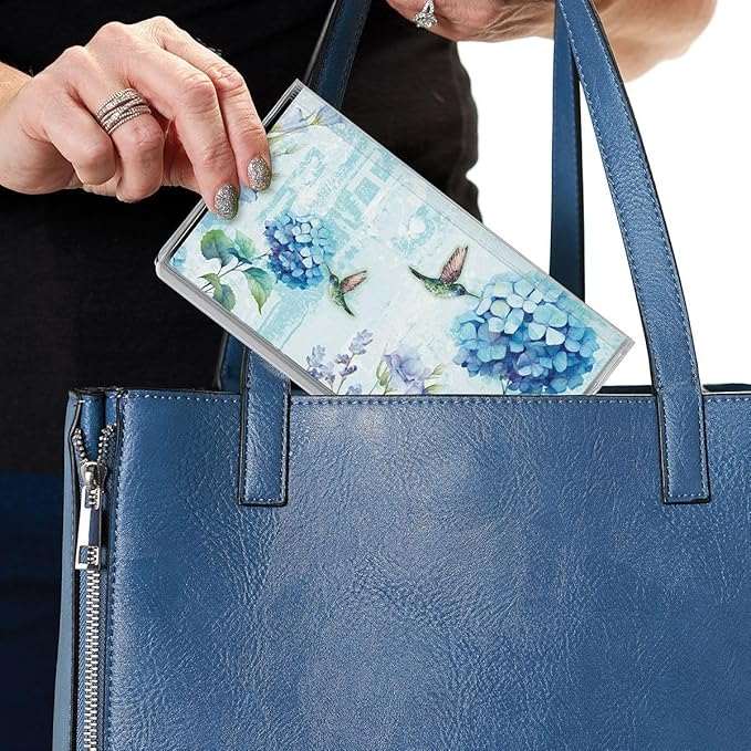 2026 Garden Fresh Planner Pocket Calendar & Memo Pad, 3.5-Inch x 6.5-Inch Size Closed, Bookstore-Quality Monthly Floral Purse Calendars With 30 Note Pages for Kitchen & Office