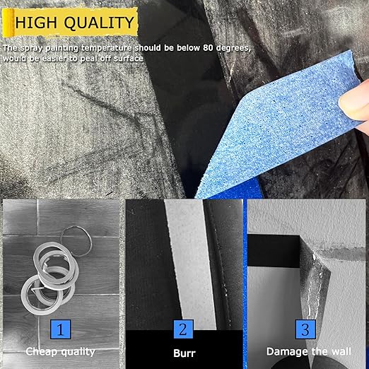Premium Blue Tapes, Painters Tape, Masking Tape (1081.8yd =0.94IN*60.1yd*18 Rolls), Medium Adhesion, Edge-Lock, Multi-Surface Painter's Paper Tape for Walls Painting Supplies, Packing Labeling