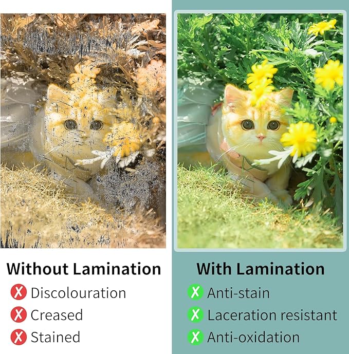 Laminating Sheets - 3Mil 4000 Pack Thermal Laminating Pouches, 9"x11.5" Clear Laminate Sheets for Schedules, Menus, Certificates, Art Drawings, Round Corner