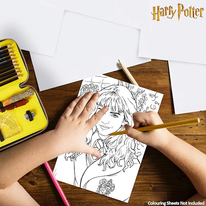 Harry Potter Pencil Case for Girls Boys, Stationery Set School Supplies, Wand Secret Light Pen