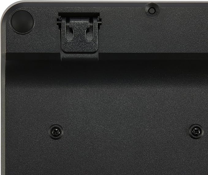 Amazon Basics 2.4GHz Wireless Keyboard and Mouse Combo, Quiet and Compact US Layout, Unifying USB Receiver, Black