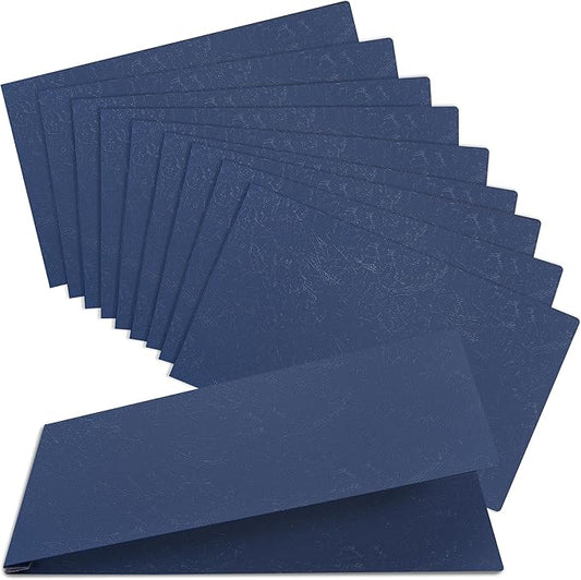 Durable 11x17 Professional Compressed Fiberboard Report Covers – Pack of 10 (Midnight Blue)