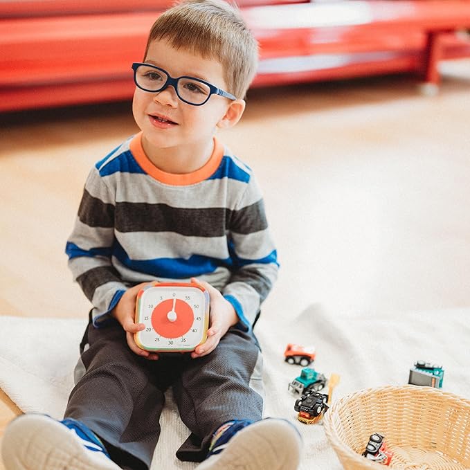 Time Timer MOD Tie Dye ⁠— Special Edition ⁠⁠— Visual Timer for Kids Classroom Learning, Elementary Teachers Desk Clock, Homeschool Study Tool and Office Meetings with Silent Operation (Tie Dye)