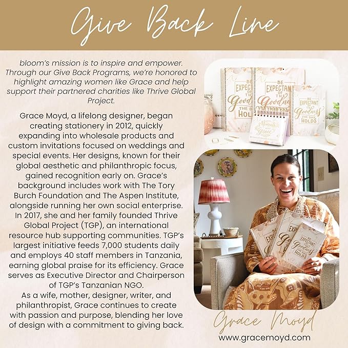 bloom daily planners 2025-2026 Academic Year Daily Planner (July 2025 - July 2026) - A5 Weekly & Monthly Calendar Agenda Organizer Book with Stickers - 5.5" x 8.25" - Moments of Grace