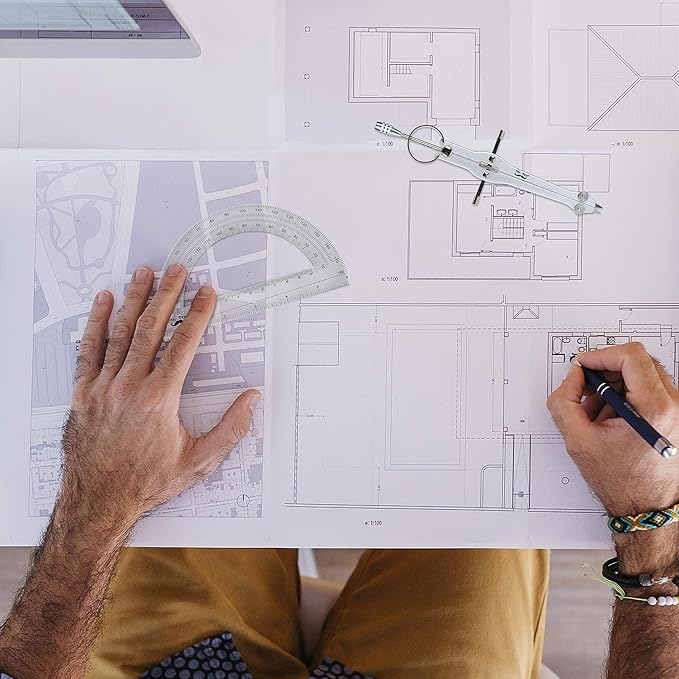 Mr. Pen- Protractor and Compass Set, Compass Protractor Set, Protractor, Compass for Geometry, Math Compass, Compass School, Math Compass and Protractor, Geometry Tools Set, Back to School Supplies