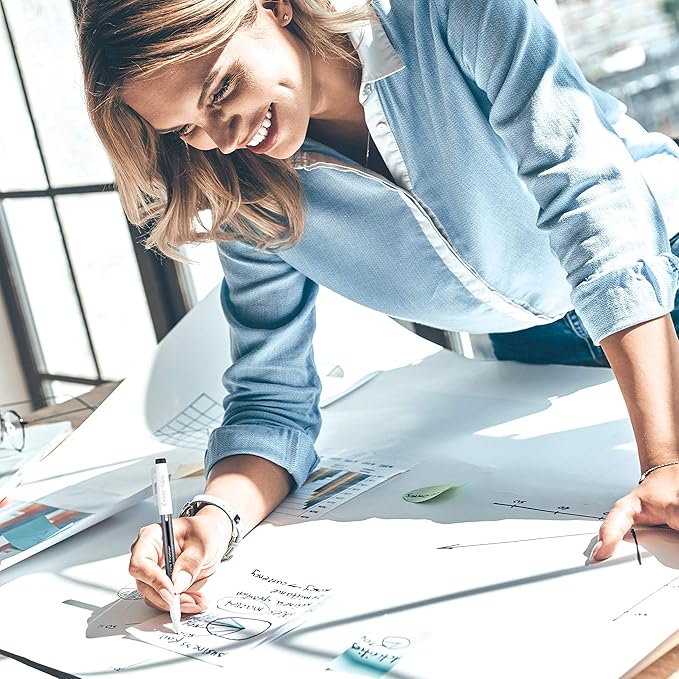 Pilot, FriXion Fineliner Erasable Marker Pens, Fine Point .7 mm, Pack of 12, Assorted Colors