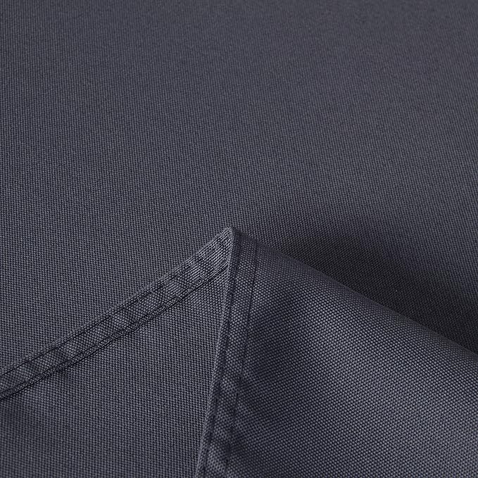 sancua Square Tablecloth - 60 x 60 Inch - Water Resistant Spill Proof Washable Polyester Table Cloth, Decorative Fabric Table Cover for Dining Tables, Buffet Parties and Camping, Grey