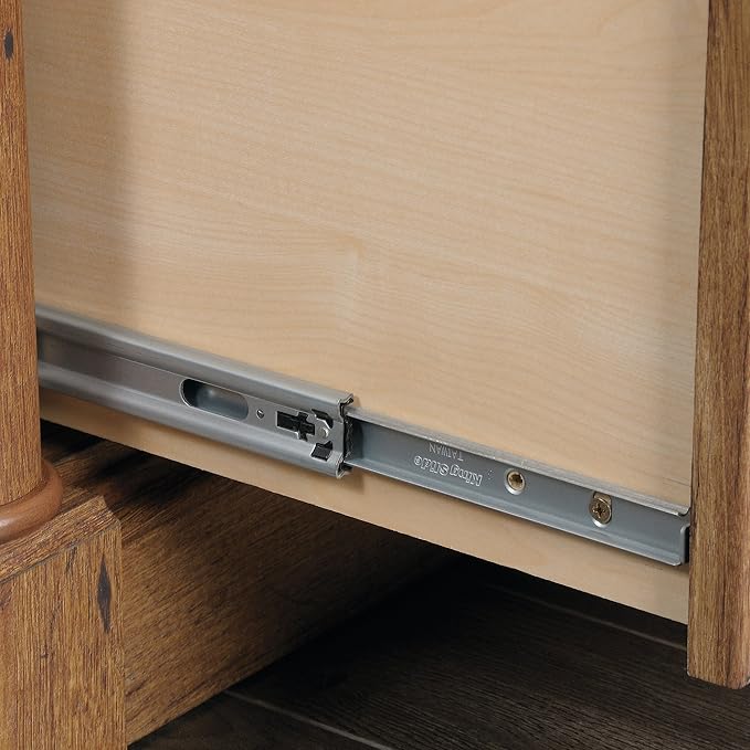 Sauder Palladia 2 Drawer File Cabinet, Lateral Filing Cabinets for Home Office, Hanging File Folders Organizer, Interlocking Drawers, in Vintage Oak Finish