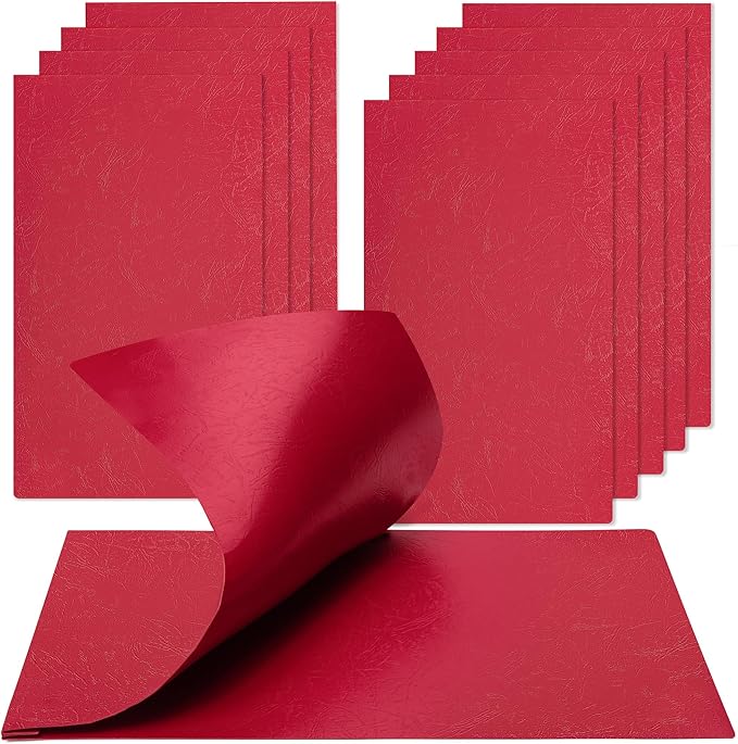 Durable 11x17 Professional Compressed Fiberboard Report Covers – Pack of 10 (Executive Red)
