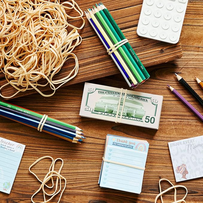 Marspark Rubber Bands Bulk Elastic Rubber Bands 5 lb File Folder Strong Elastic for Office Home Supply Crafts(Size 33)