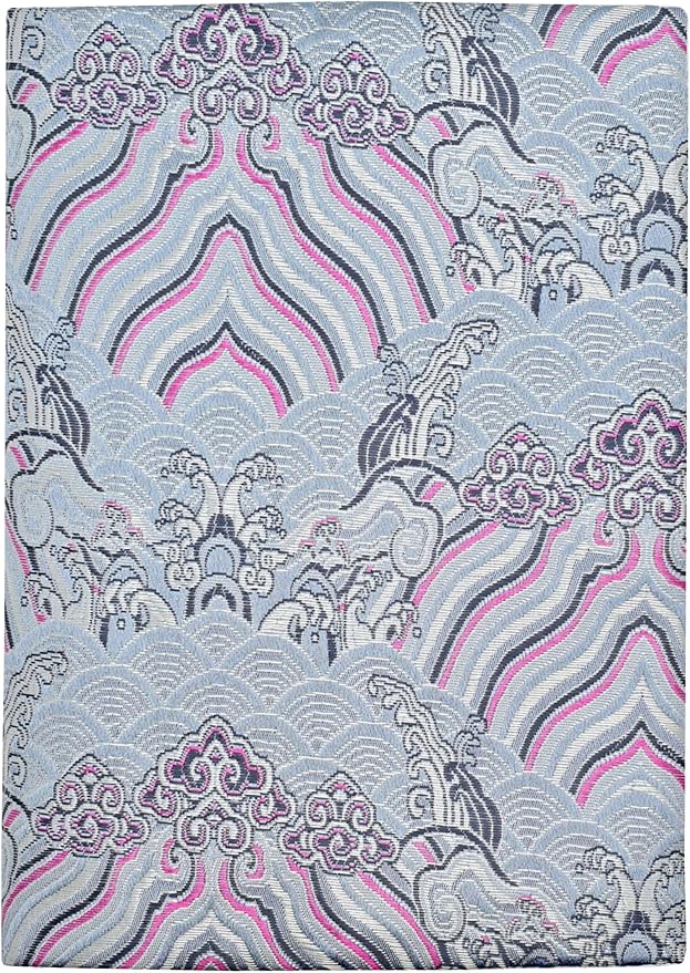 BLBMH A5 Book Covers with Bookmarks Adjustable Fabric Paperbacks Book Cover for Privacy Hardcover Softcover Novels Notebook Protector Fit for 5.5x8.3 inch - Chinese Grey