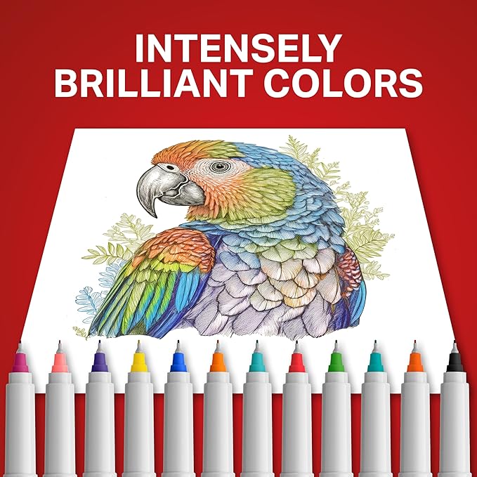 Sharpie Permanent Markers Ultra Fine Point Assorted Colors 12 Count