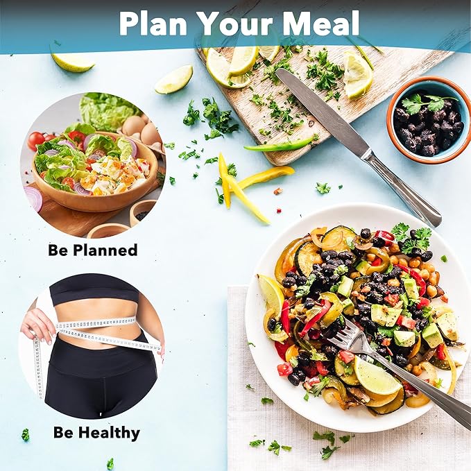 Acrylic Magnetic Dry Erase Board Calendar for Fridge, Clear Monthly and Weekly Meal Planner Whiteboard Refrigerator, Menu Board for Kitchen, w/ 8 Colors Markers, 15"x11"