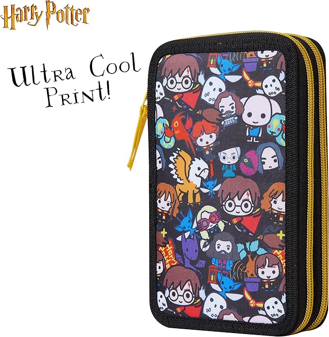 Harry Potter Pencil Case for Girls Boys, Stationery Set School Supplies, Wand Secret Light Pen
