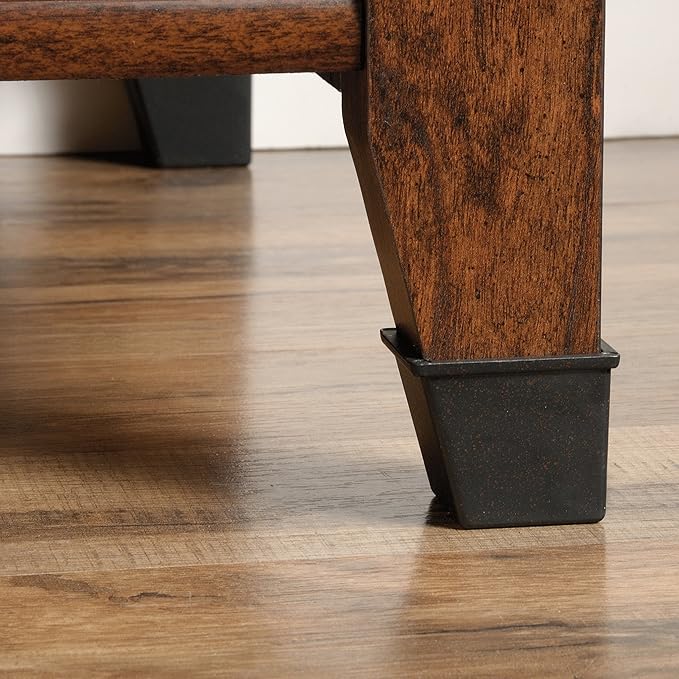 Sauder Carson Forge 2 Drawer Lateral File Cabinet, Rustic Vintage Style Filing Drawers, in Washington Cherry