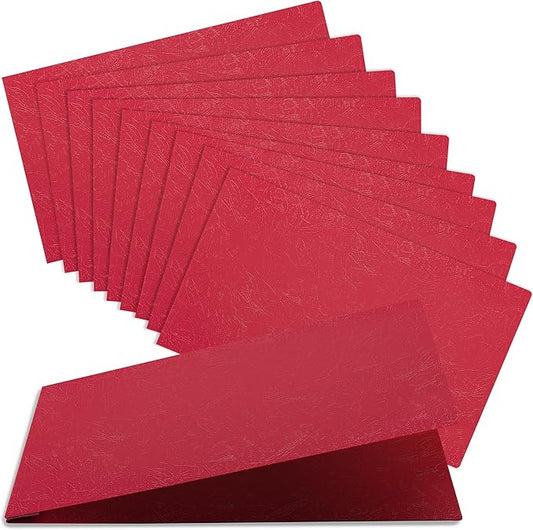 Durable 11x17 Professional Compressed Fiberboard Report Covers – Pack of 10 (Executive Red)