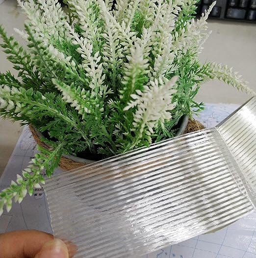 BOMEI PACK Mono Filament Strapping Tape, 2 Roll 2 Inch x 35 Yards 5.5 Mil, Heavy Duty Transparent Reinforced Fiberglass Tape