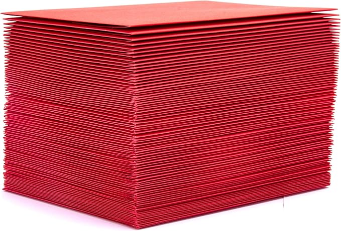 Limited Papers (TM) A9 Envelopes | Bulk Mailing Materials | Ideal for Letters, Invitations, Announcements or Personal Messages | Booklet Style Square Flap, 8.75 x 5.75, 100 Pieces