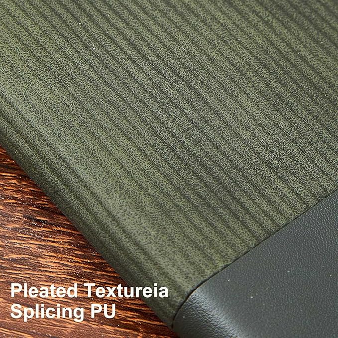 Lined Journal Notebook for Work College Ruled Note Book 7.2"x9.6" B5 PU Leather Daily Journaling 160 Pages for Women Men Writing Home School Supplies Business (Dark Green)