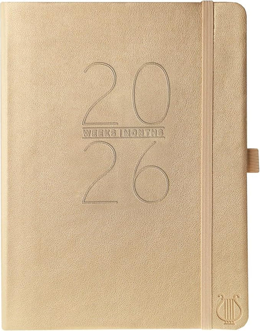 Graphique 2026 Apollo Business Planner | 18 Month Organizer, July 2025 - Dec. 2026 | Weekly & Monthly Spreads | To-Do List & Note Pages | Pen Loop | Vegan Leather | Red | 6” x 8”
