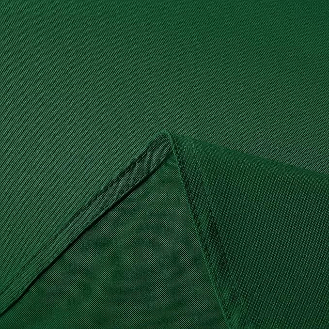 sancua Square Tablecloth - 54 x 54 Inch - Stain and Wrinkle Resistant Washable Polyester Table Cloth, Decorative Fabric Table Cover for Dining Tables, Buffet Parties and Christmas, Hunter Green