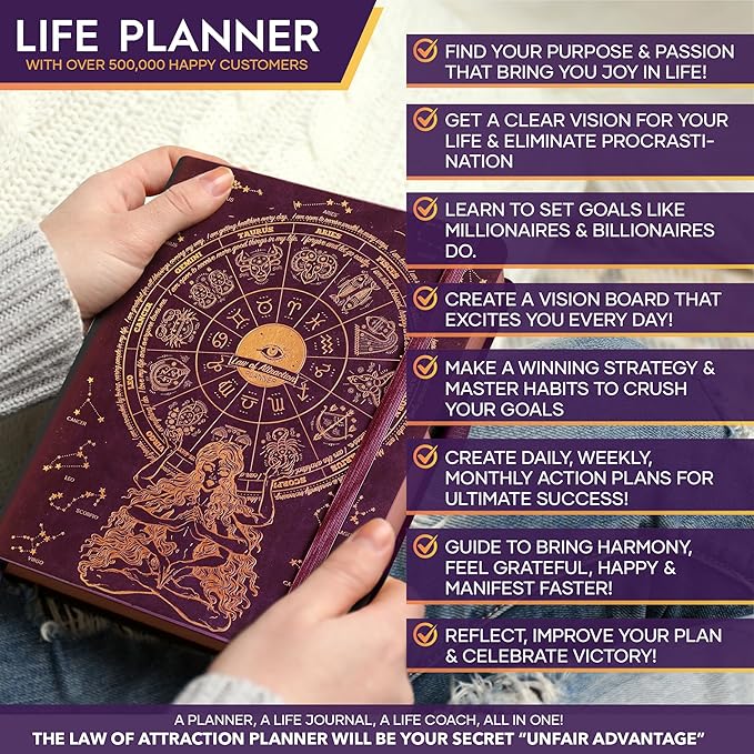 2025-2026 Planner Weekly and Monthly | 16-Month Life Planner to Increase Focus & Productivity | Reduce Overwhelm & Achieve Your Biggest Goals | Include Gift Box & Stickers | Sep 2025-Dec 2026