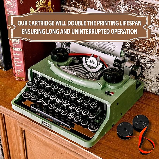 4Pack Sharp EL-1197PIII Calculator Ribbon Universal，Compatible Sharp EL-2196BL, Canon Mp11dx ，Porelon 11216， Printer Machine Typewriter CalculatorRibbon Replacement ，Calculator Ribbon Red/Black