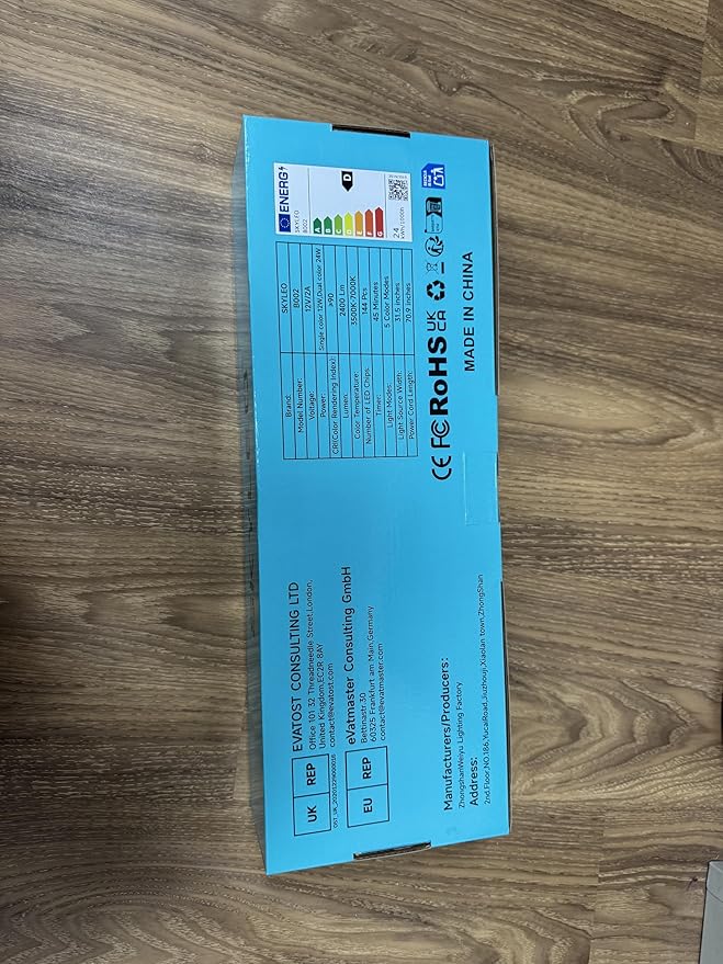 SKYLEO Led Desk Lamp for Home Office - 2400LM Ultra Bright Desk Light -Eye Caring Desk Lamp with Clamp - Adjustable Office Lamp with Remote Control- Easy Installation - 24W White