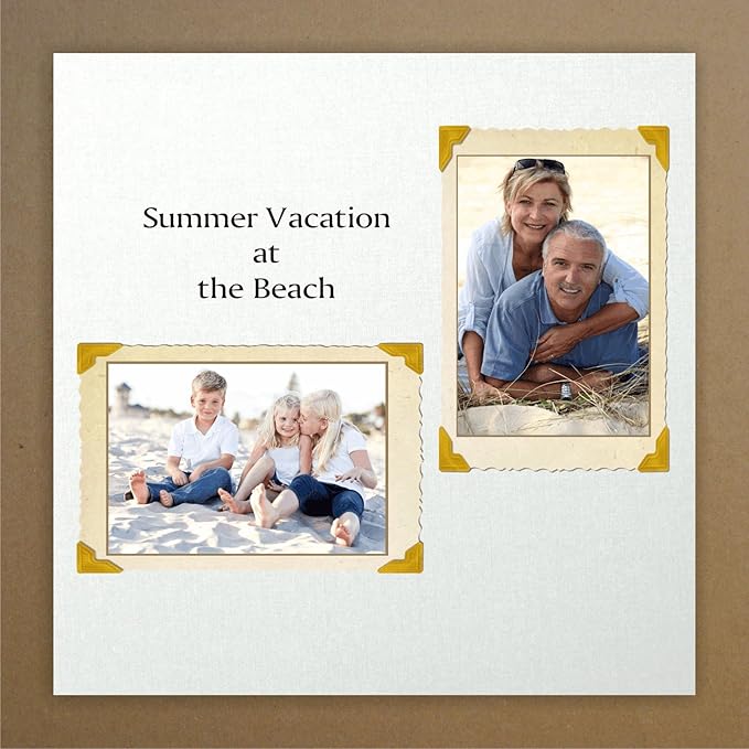 50 Sheets Chipboard 24pt (Point) 6" X 6" (6X6 Inches) Square Album Picture Frame Size .024 Caliper Thickness Light Weight Cardboard Craft, Shipping and Packing Brown Kraft Paper Board