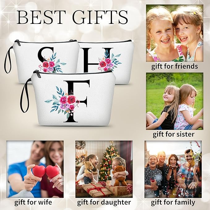 Friend Gifts for Women,Womens Birthday Gift Ideas,Gifts for Mom Birthday,Cosmetic Bag With Mirror,Small Gifts for Women,Sister Gifts,Women'S Gifts,(F)