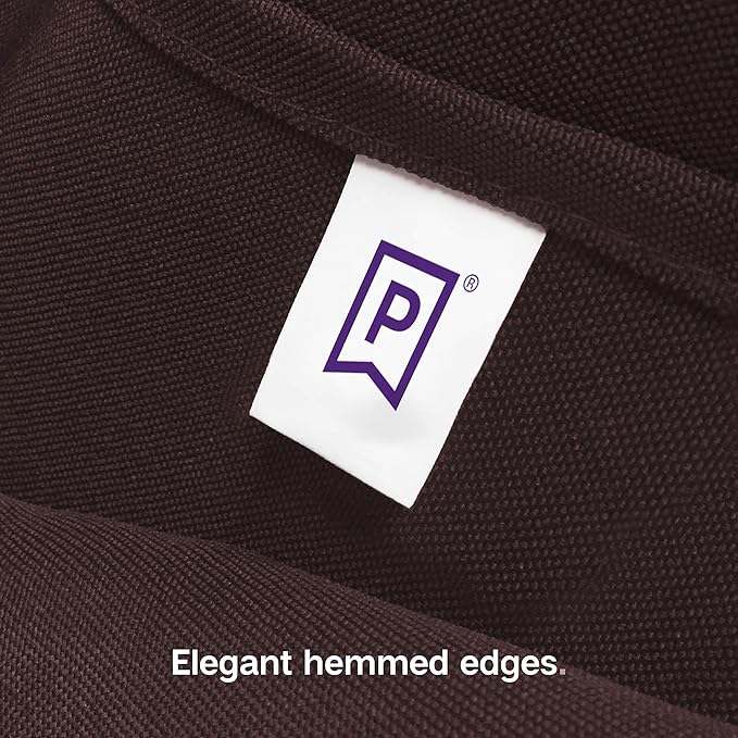 Gee Di Moda Rectangle Tablecloth - 60 x 102 Inch Chocolate Table Cloth for 6 Foot Rectangle Table - Heavy Duty Washable Fabric - for 6 Ft Buffet Table, Holiday Party, Dinner, Wedding & Baby Shower