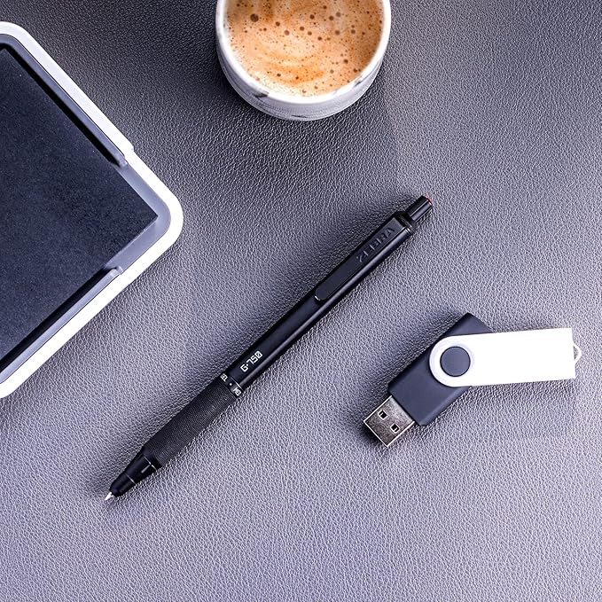 Zebra Pen Premium Writing Gift Set 3-Pack, Black Ink, Medium/Fine Point, Includes G-750 Gel Pen, F-701 Ballpoint Pen, and M-701 Mechanical Pencil, Metal Barrels, Refillable (10513)