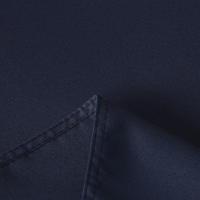 sancua Rectangle Tablecloth - 60 x 120 Inch - Stain and Wrinkle Resistant Washable Polyester Table Cloth, Decorative Fabric Table Cover for Dining Tables, Buffet Parties and Camping, Navy