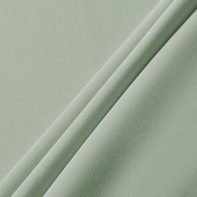 sancua Rectangle Tablecloth - 60 x 84 Inch - Stain and Wrinkle Resistant Washable Polyester Table Cloth, Decorative Fabric Table Cover for Dining Tables, Buffet Parties and Camping, Sage Green