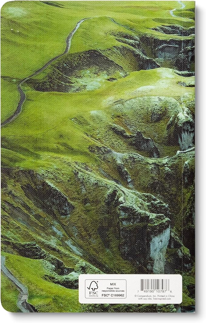 Compendium Softcover Journal - The world is grand, awfully big and astonishingly beautiful. – A Write Now Journal with 128 Lined Pages, 5″W x 8″H