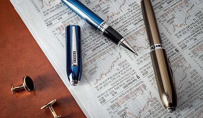 Cross Peerless Translucent Selectip Rollerball Pen - Titanium Gray