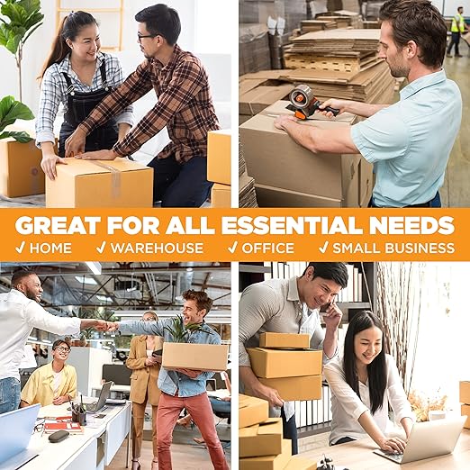 Tape King Clear Packing Tape | 110 Yards Per Roll (6 Rolls) | 1.88 Inch Wide Heavy Duty Packing Tape 2.7mil Strong Adhesive for Moving Boxes, Shipping Cartons, Office Use, Storage (660 Yards)