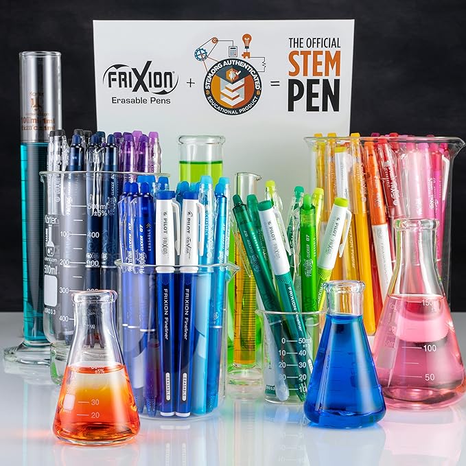 Pilot FriXion Erasable Gel Pens, Fine Point 0.7 mm Erasable Pens, Pack of 15 Assorted Colors