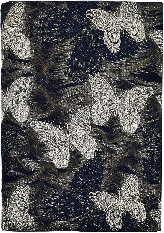 BLBMH Book Covers for Paperbacks Book Cover for Privacy Fit for 5.5x8.5 inch Adjustable Book Sleeve Cover for Diary Books Fabric Softcover Protector for Notebook - Butterfly B 8.5in