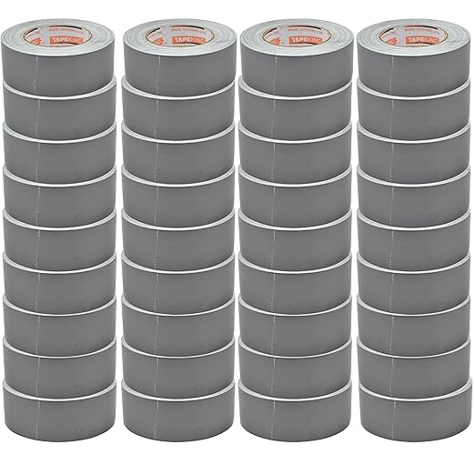 Tape King Silver Duct Tape,1.88 Inch x 35 Yards (36 Pack) - for Home Improvement Projects & Home Repairs