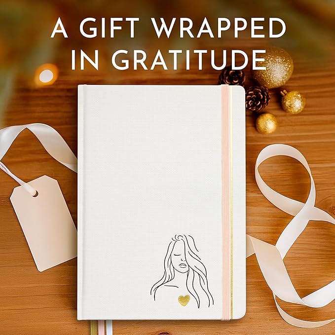 RYVE Daily Gratitude Journal for Women – 6-Month Guided Positivity & Wellness Journal with Prompts, Affirmations, Mindfulness, for Self-Reflection & Manifestation